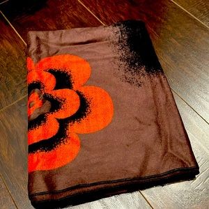 Brown floral Scarf